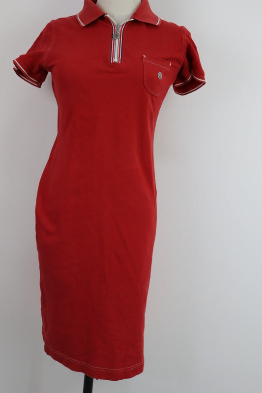 MONCLER VESTITO DONNA TG. M  WOMAN CASUAL VINTAGE DRESS ABITO COTONE