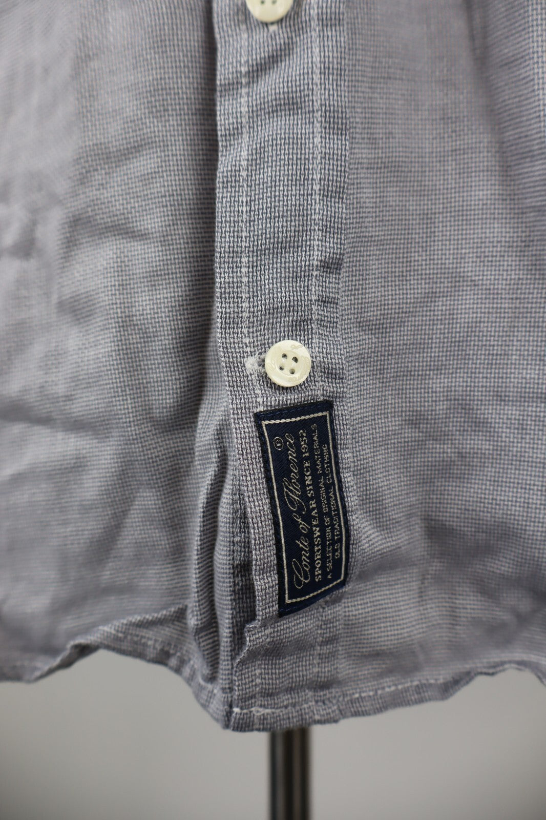 CONTE OF FLORENCE CAMICIA UOMO TG S MAN SHIRT CASUAL VINTAGE COTONE COTTON