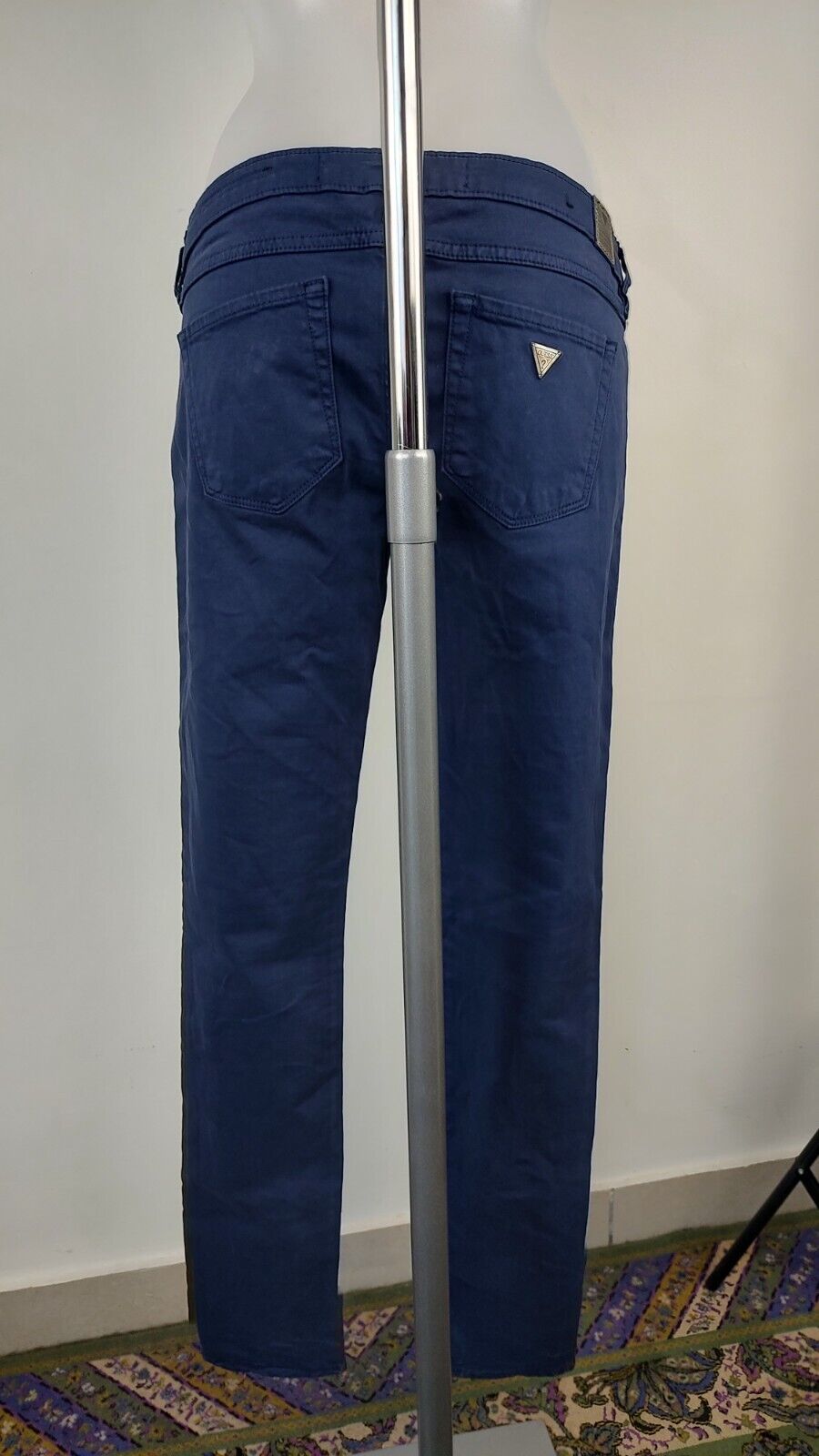 GUESS JEANS PANTALONE COTONE CASUAL DONNA TG. 30 WOMAN VINTAGE PANTS