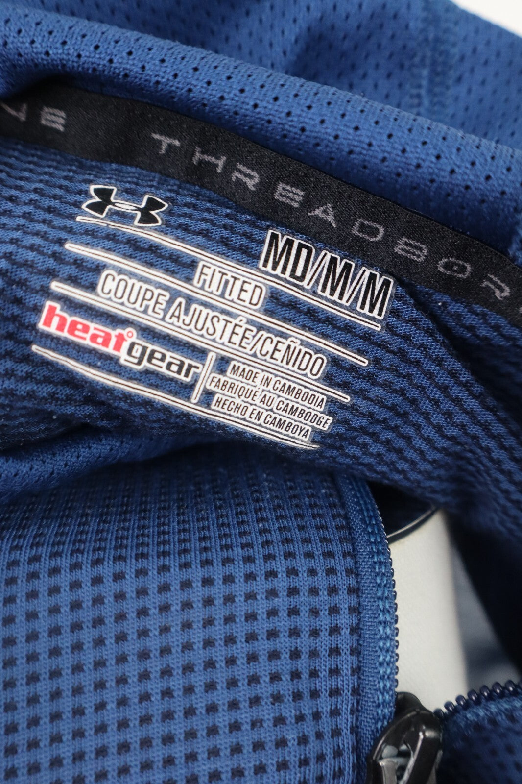UNDER ARMOR HEATGEAR FELPA ZIP E CAPPUCCIO UOMO M MAN SPORT  SWEATSHIRT CASUAL