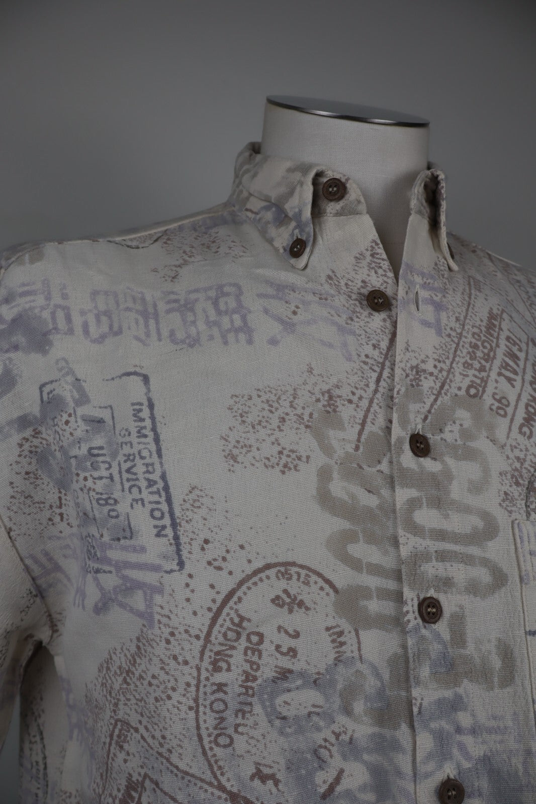 CAMEL COLLECTION CAMICIA UOMO COTONE TG. M MAN CASUAL VINTAGE COTTON SHIRT