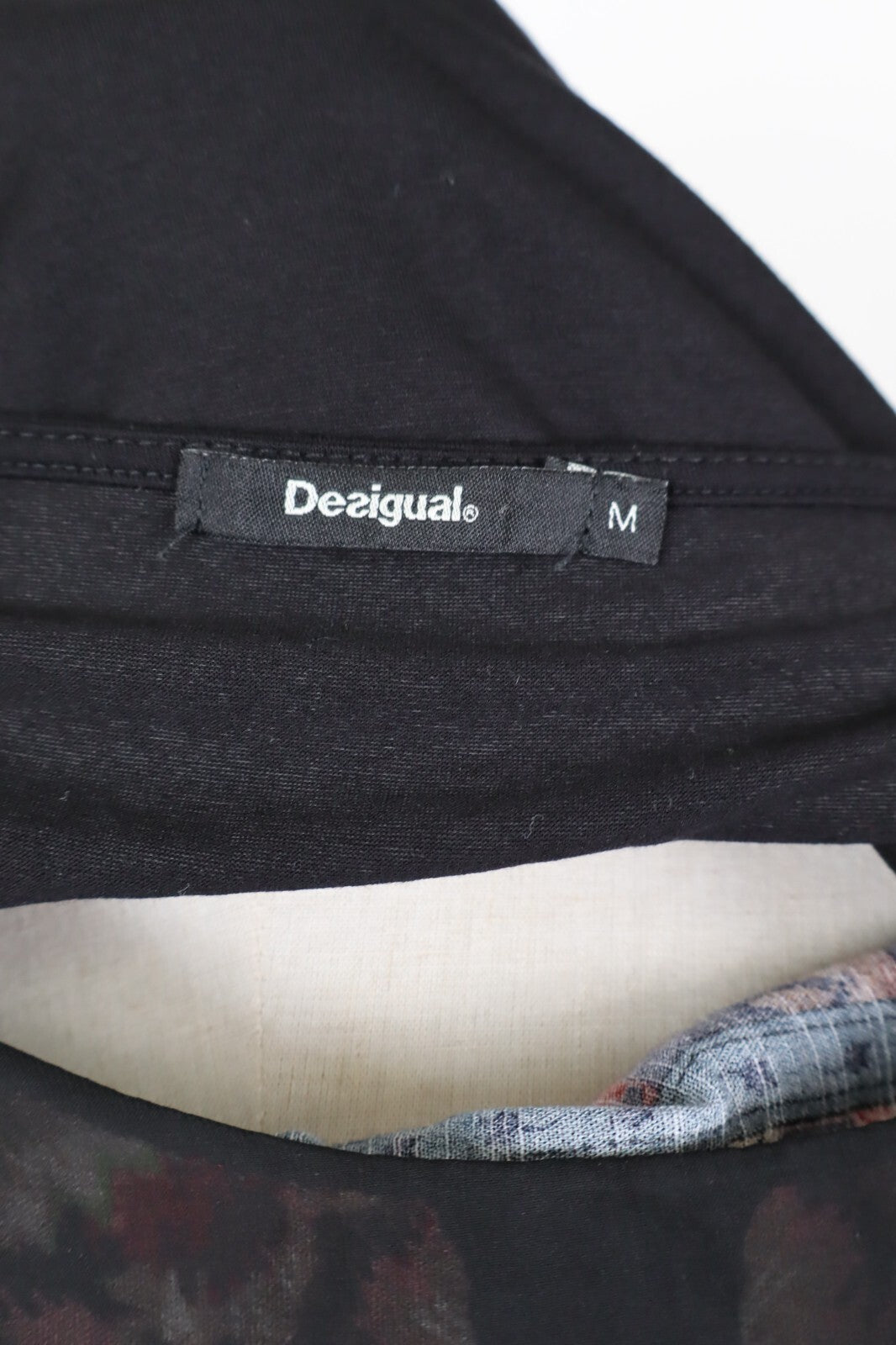 DESIGUAL VESTITO ABITO DONNA TG. M WOMAN CASUAL VINTAGE DRESS