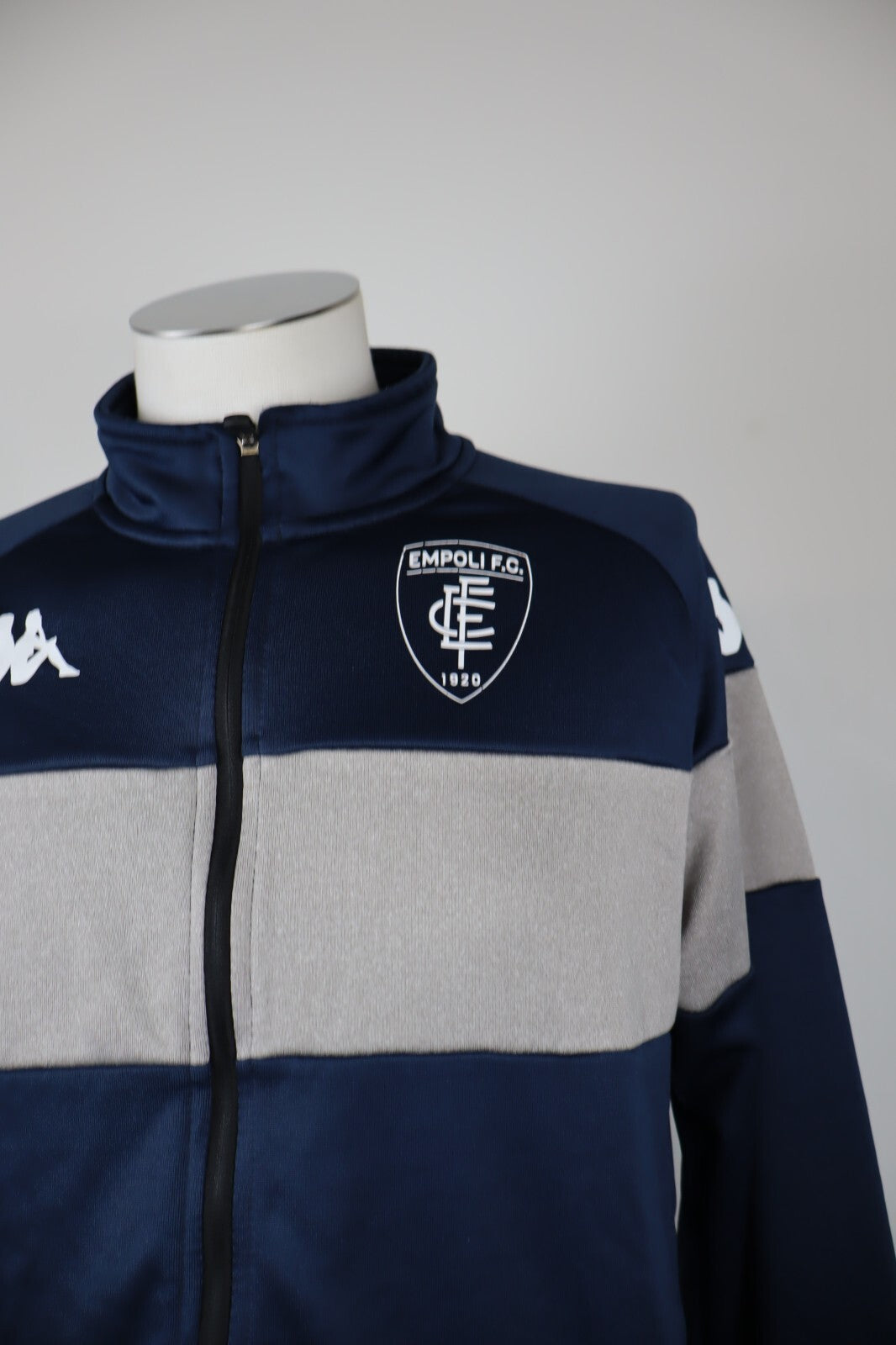 KAPPA EMPOLI FC FELPA ZIP GIACCA SPORT CALCIO UOMO Tg L VINTAGE SOCCER JACKET