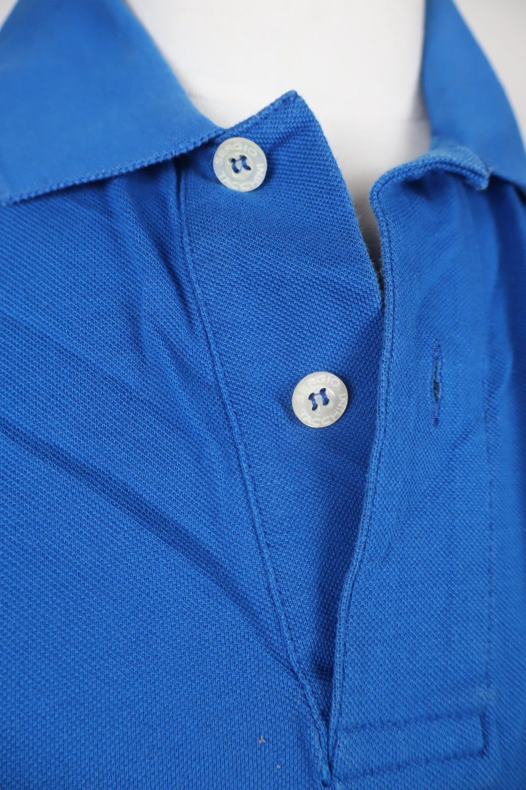SERGIO TACCHINI MAGLIA POLO COTONE UOMO TG. 52 MAN T-SHIRT CASUAL VINTAGE LOGO