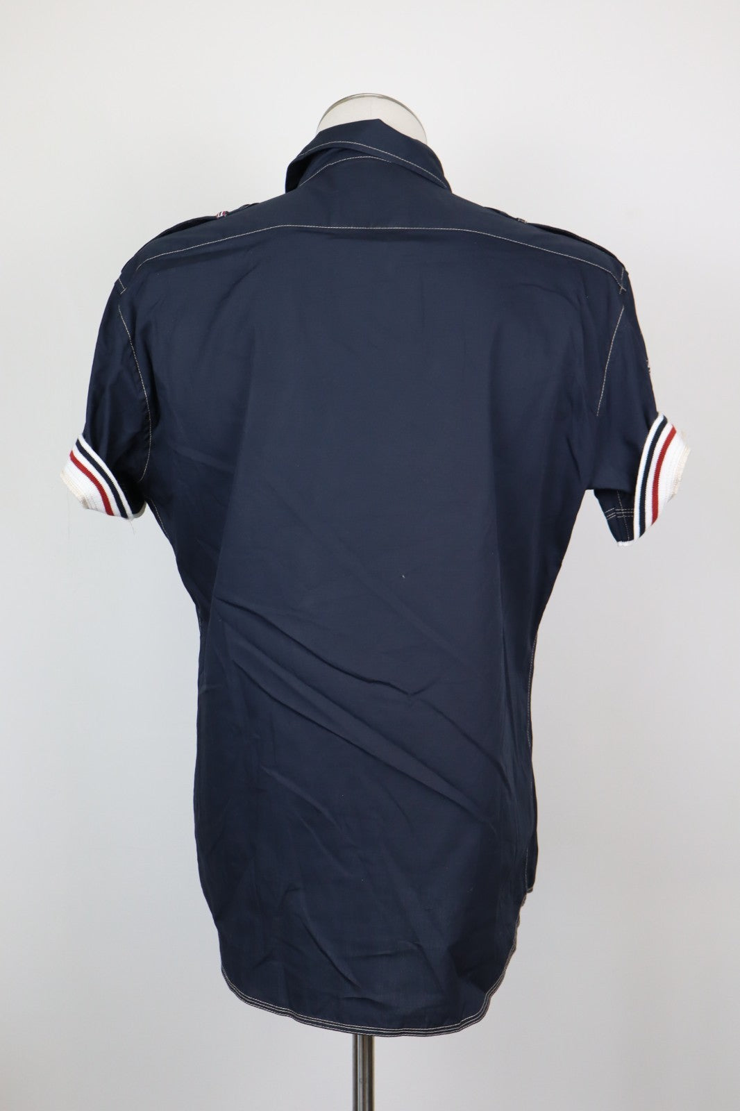 NAPAPIJRI CAMICIA UOMO TG. XL MAN CASUAL VINTAGE SHIRT COTONE COTTON LOGO SLIM