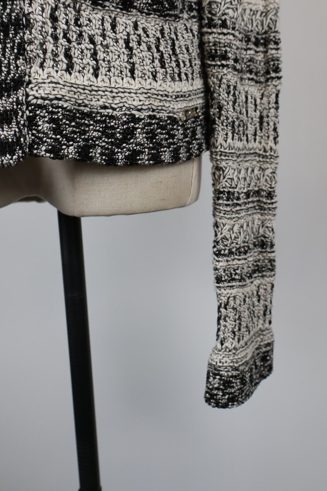 LIU JO JEANS MAGLIONE CARDIGAN DONNA L WOMAN SWEATER VINTAGE CASUAL LANA COTONE