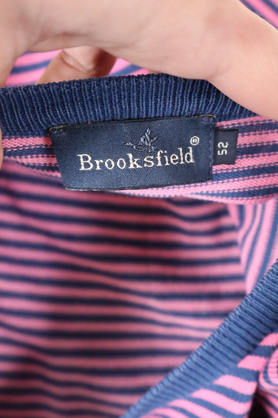 BROOKSFIELD MAGLIONE COTONE VINTAGE UOMO Tg. 52 MAN SWEATER CASUAL