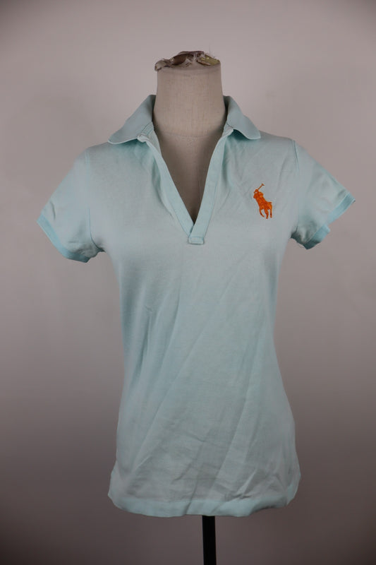 RALPH LAUREN POLO DONNA MAGLIA COTONE TG. XS WOMAN COTTON SHIRT CASUAL VINTAGE