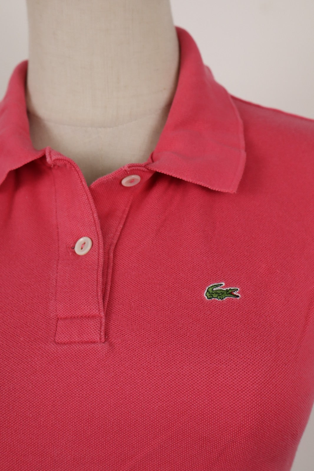 LACOSTE POLO MAGLIA DONNA COTONE TG. 38 WOMAN SHIRT CASUAL VINTAGE COTTON