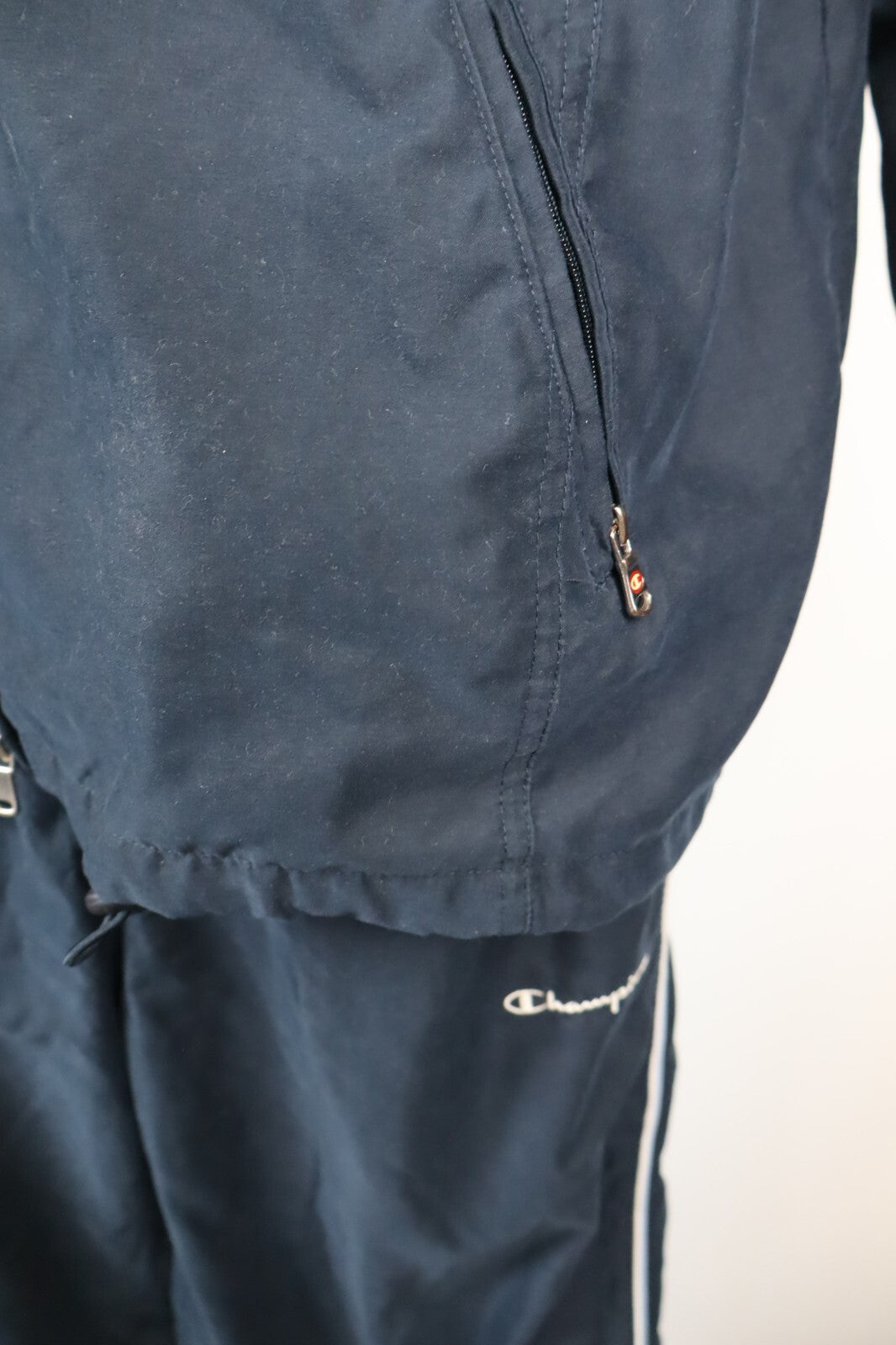 CHAMPION TUTA COMPLETA DUE PEZZI Tg. XL TRACKSUIT JACKET PANTS UOMO SPORT