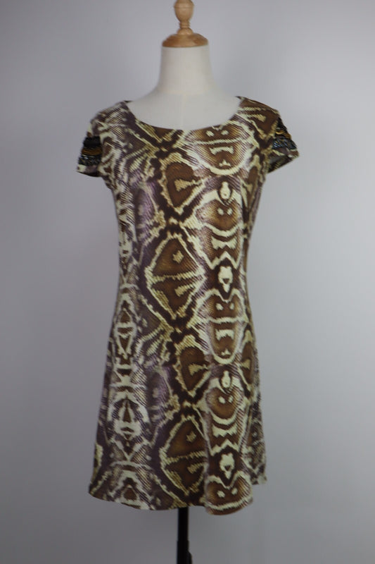 CUSTO BARCELONA VESTITO DONNA TG 2 WOMAN CASUAL VINTAGE DRESS