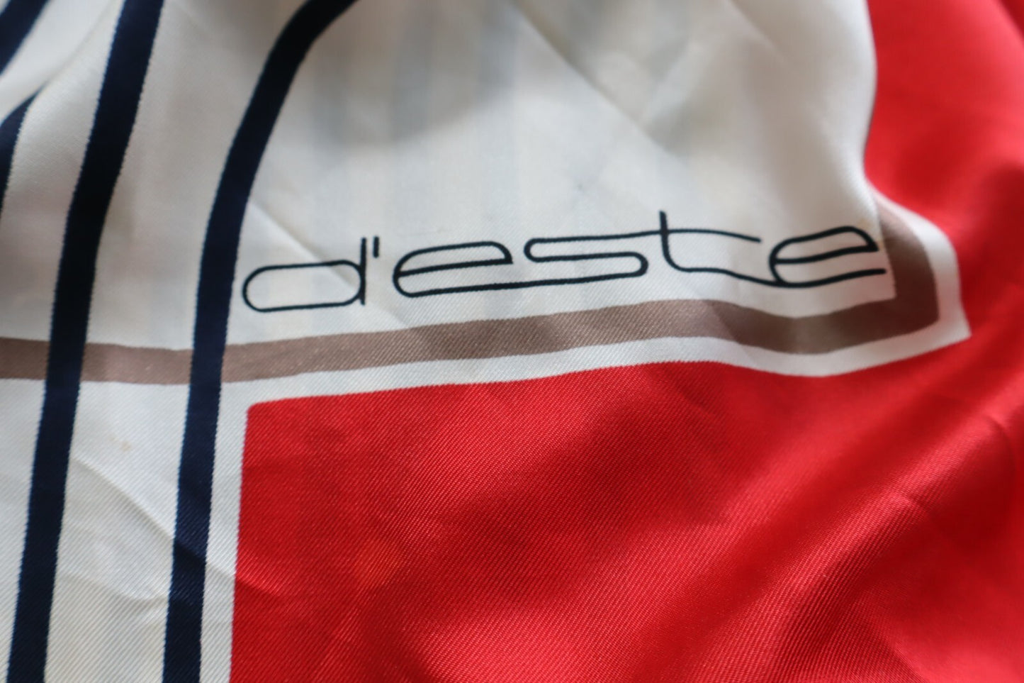 D'ESTE FOULARD 100% SILK SETA SCARVES SCARF SQUARE MADE ITALY