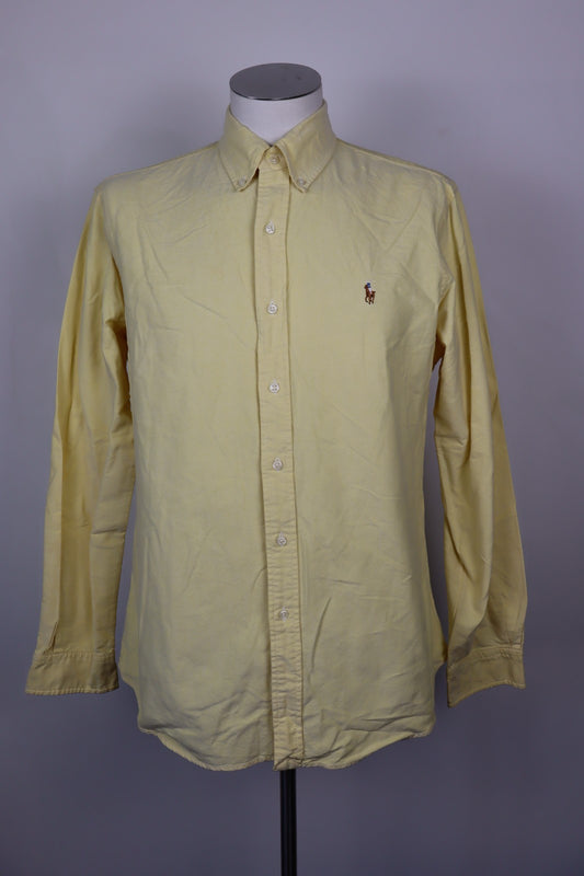 RALPH LAUREN CAMICIA UOMO TG. L MAN CASUAL VINTAGE SHIRT COTONE COTTON LOGO