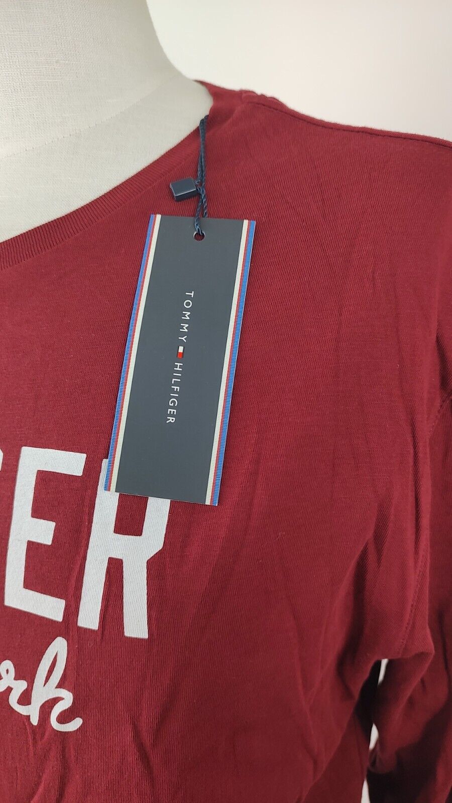 TOMMY HILFIGER MAGLIA UOMO TG M MAN T-SHIRT CASUAL VINTAGE CON TAG