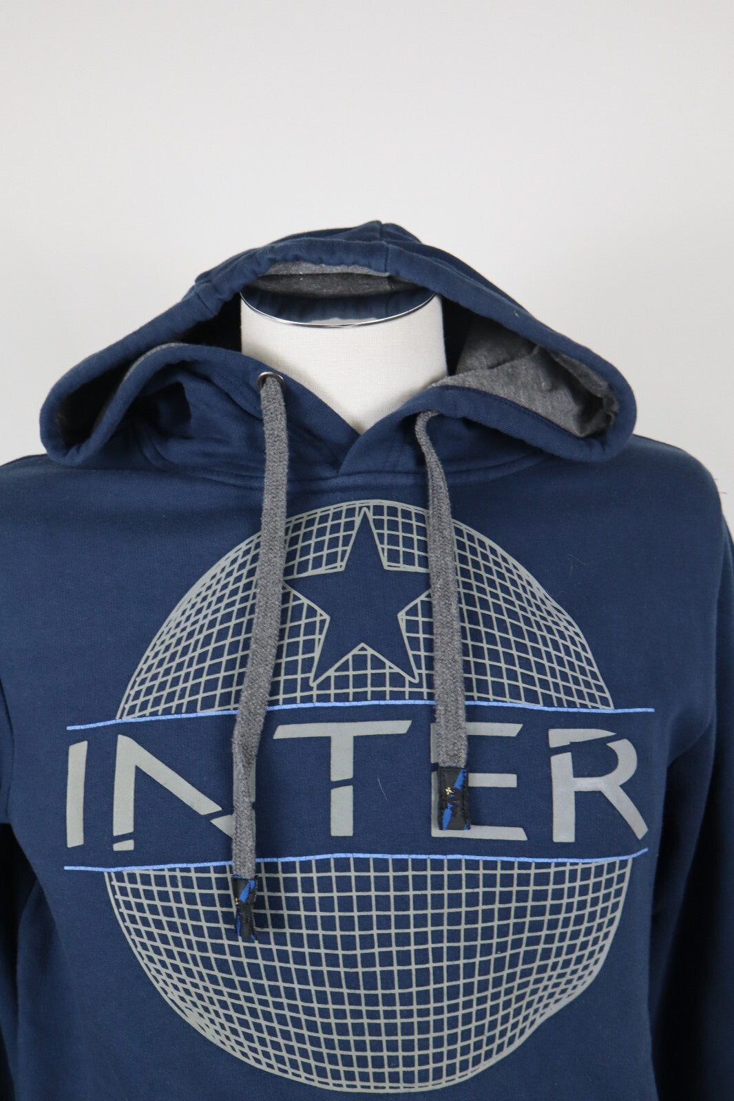 INTER OFFICIAL FELPA CAPPUCCIO SPORTIVA UOMO M MAN SPORT VINTAGE JACKET CALCIO