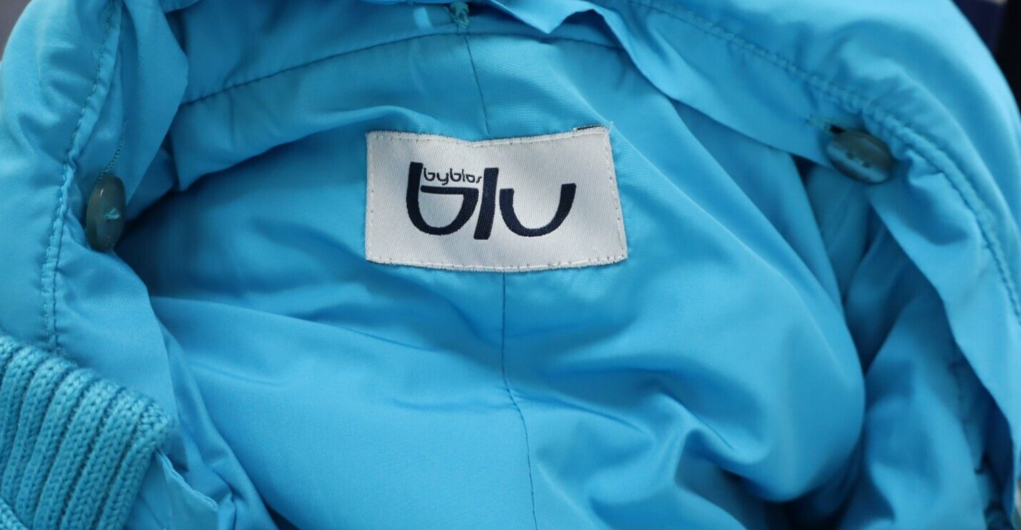BLU BYBLOS GIUBBINO IMBOTTITO DONNA Tg. 46 WOMAN GIACCA CASUAL JACKET VINTAGE