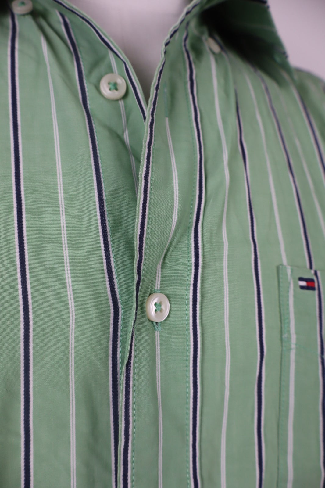 TOMMY HILFIGER CAMICIA UOMO COTONE M MAN CASUAL VINTAGE SHIRT MANICA LUNGA