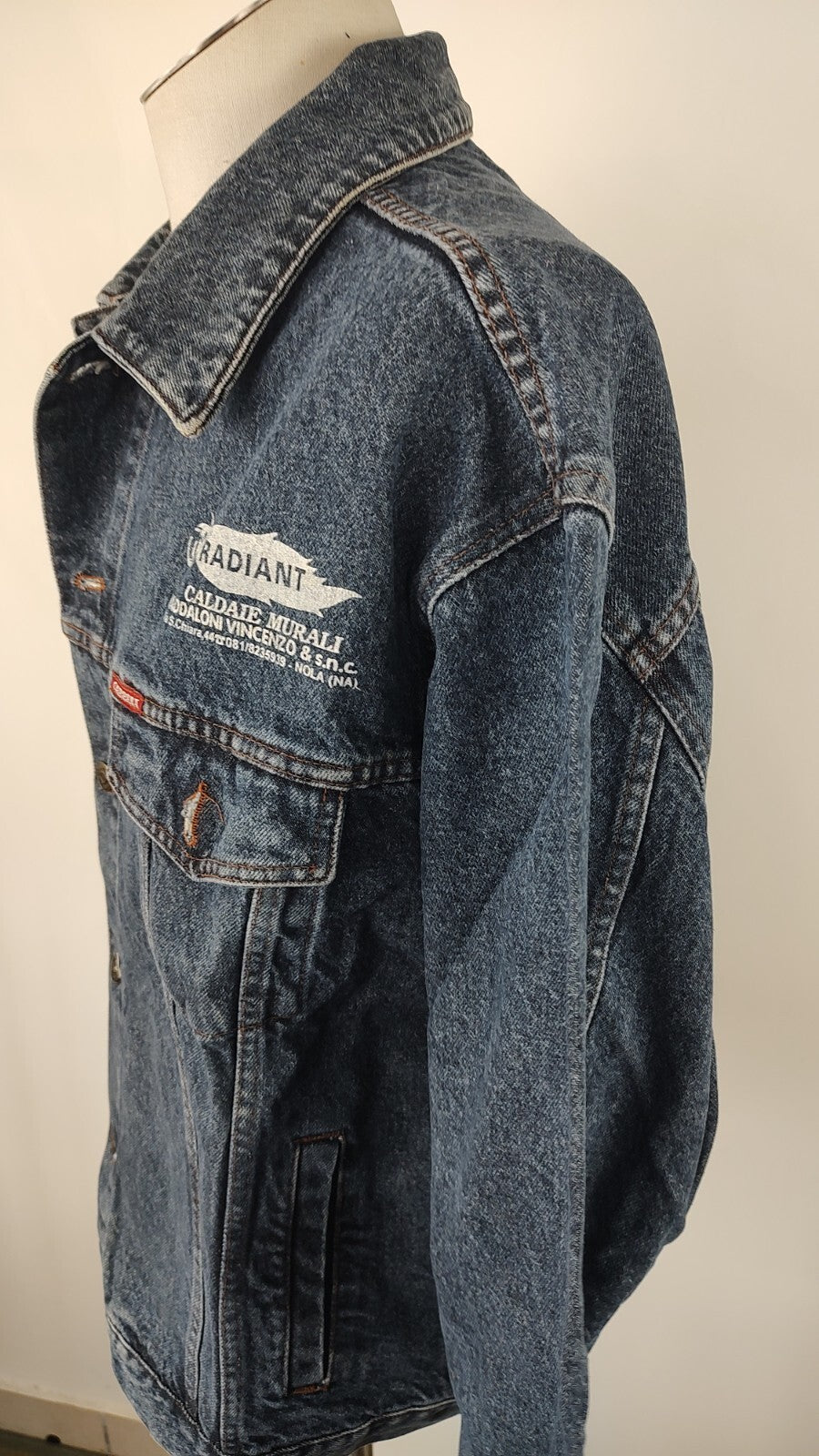 CARRERA JEANS GIUBBINO UOMO Tg XL MAN CASUAL VINTAGE JACKET DENIM