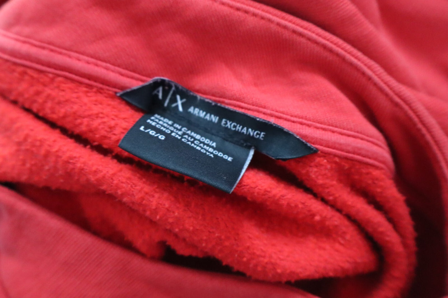 ARMANI EXCHANGE FELPA DONNA Tg L WOMEN CASUAL SPORT SWEATSHIRT