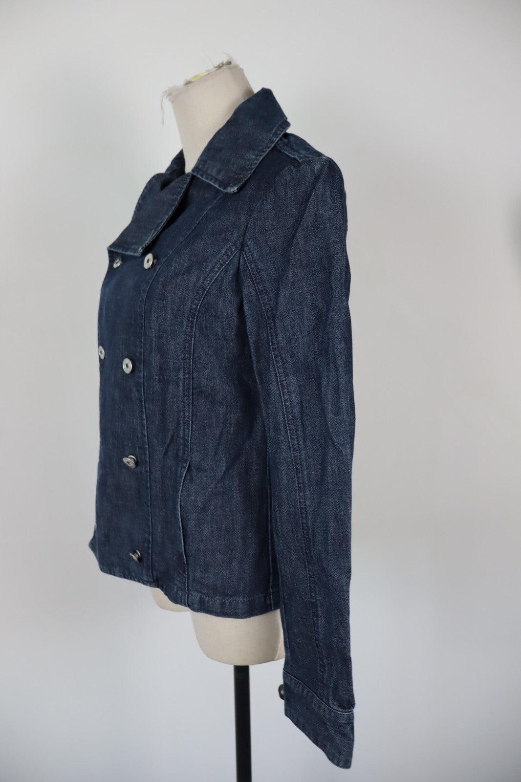 LIU JO GIUBBINO JEANS DENIM DONNA Tg M WOMEN CASUAL VINTAGE JACKET