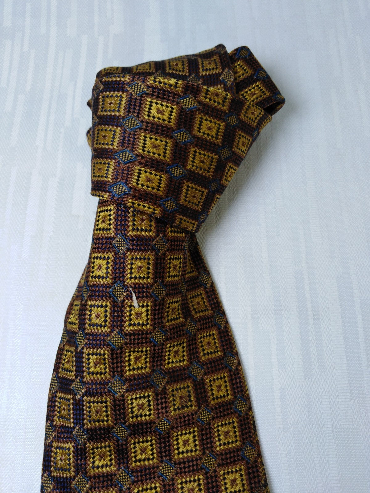 FABIO FERRETTI 100% SILK TIE SETA CRAVATTA NECKTIE MADE IN ITALY