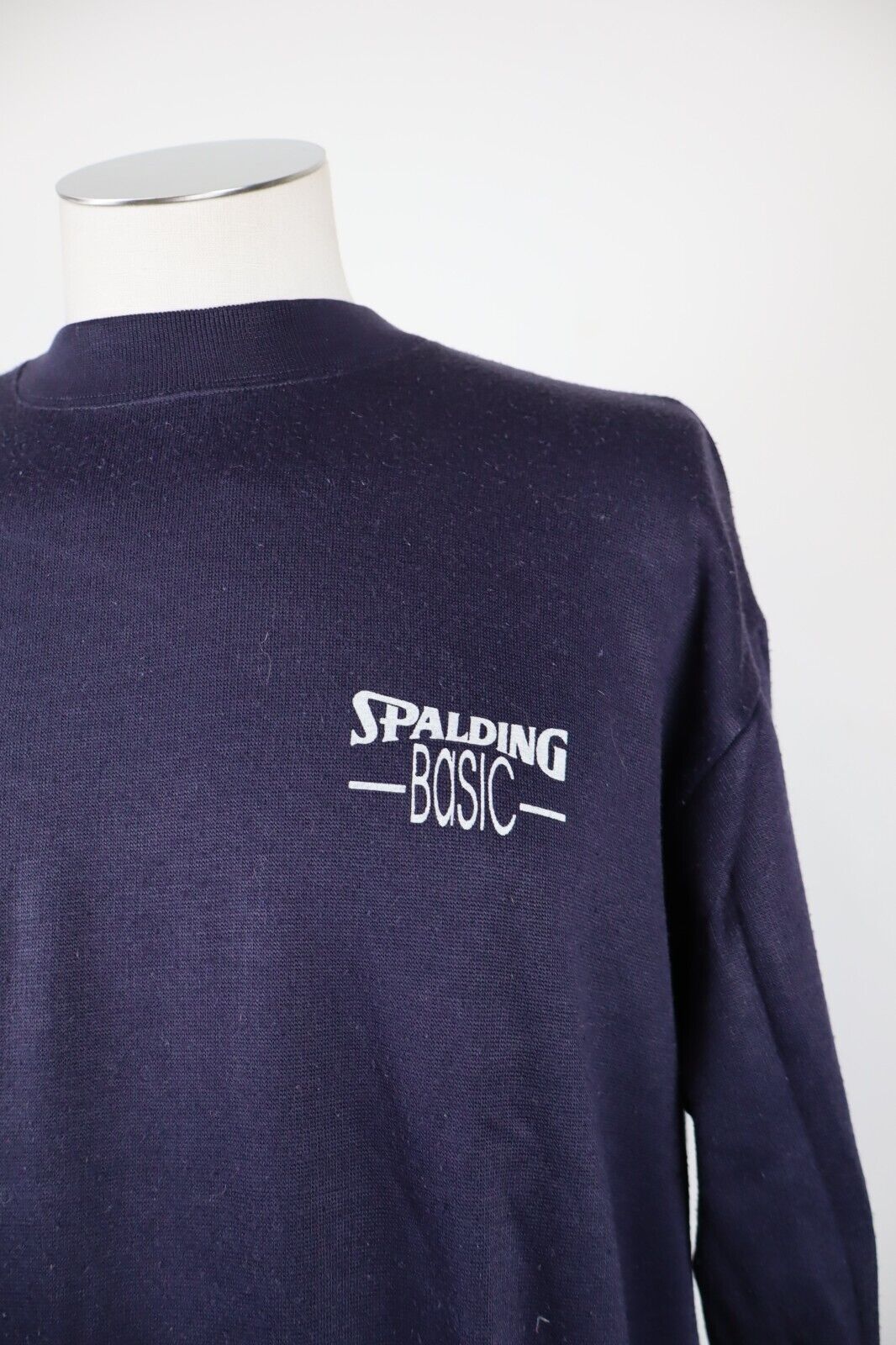 SPALDING FELPA MAGLIA UOMO Tg S MAN SPORT JACKET SWEATSHIRT VINTAGE COTONE