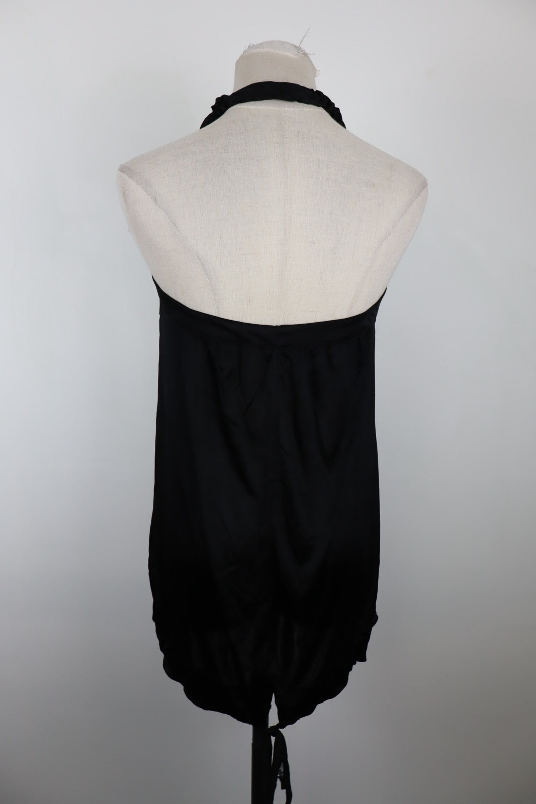 DIESEL MAGLIA CANOTTA DONNA TG. S WOMAN CASUAL VINTAGE T-SHIRT TOP NERO VISCOSA