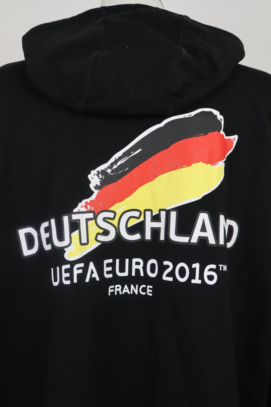 UEFA EURO 2016 GERMANIA FELPA SPORT CALCIO UOMO Tg XXL MAN VINTAGE JACKET