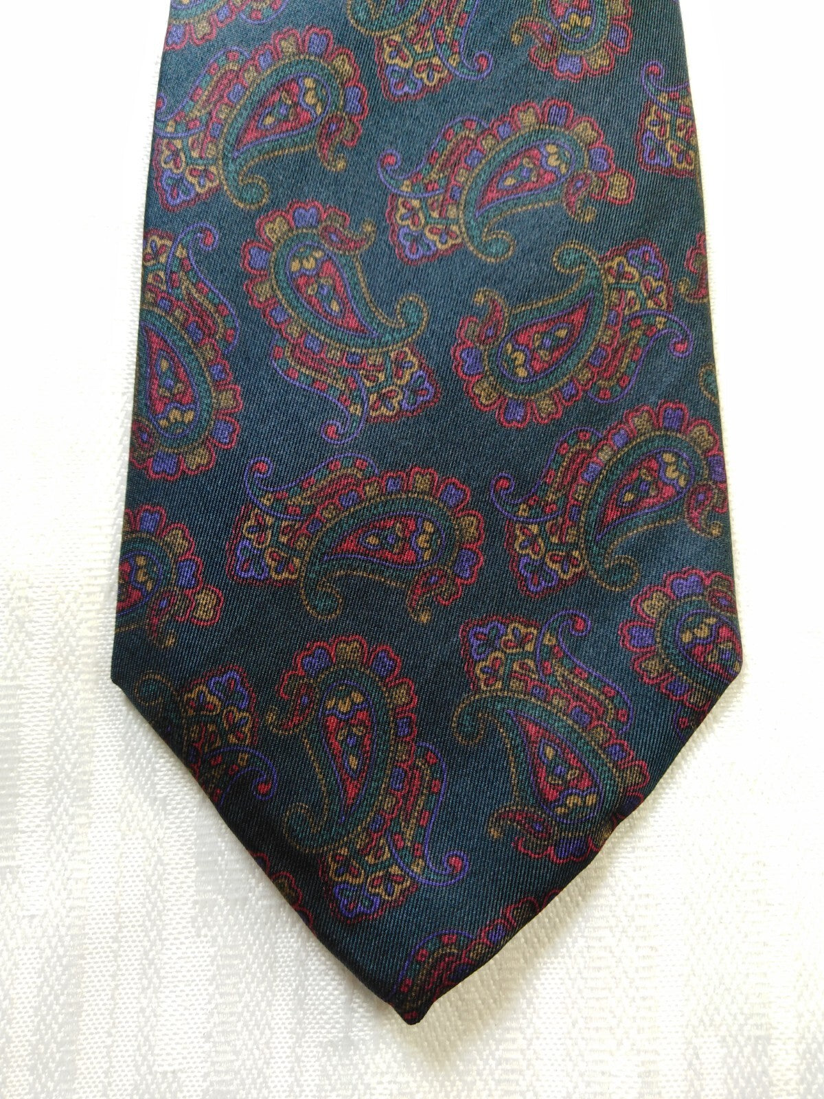 PACO RABANNE 100% SETA SILK TIE CRAVATTA NECKTIE ITALY VINTAGE CLASSIC