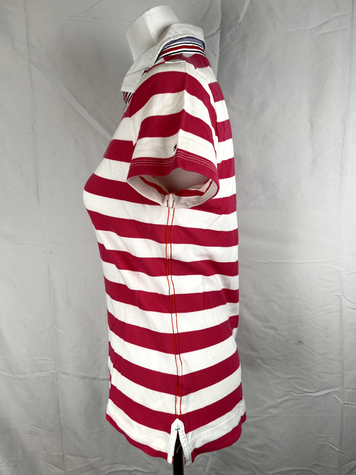 TOMMY HILFIGER POLO MAGLIA DONNA COTONE TG L WOMAN CASUAL VINTAGE TOP T-SHIRT