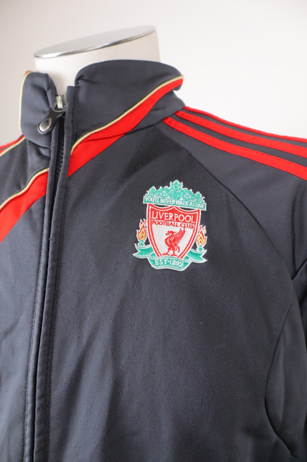 ADIDAS LIVERPOOL GIACCA SPORT CALCIO RAGAZZO 14 ANNI BOYS VINTAGE JACKET SOCCER