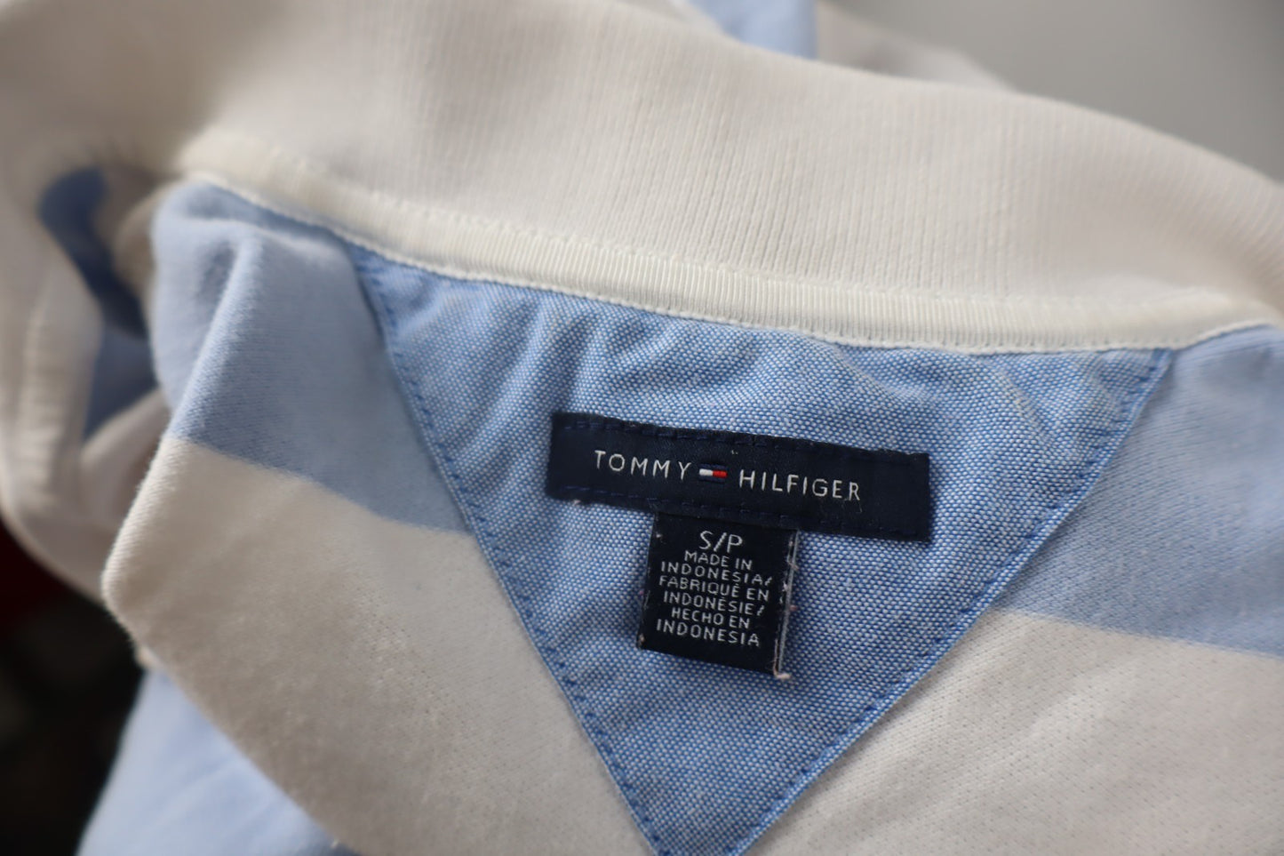 TOMMY HILFIGER POLO MAGLIA DONNA COTONE TG. S WOMAN SHIRT CASUAL VINTAGE