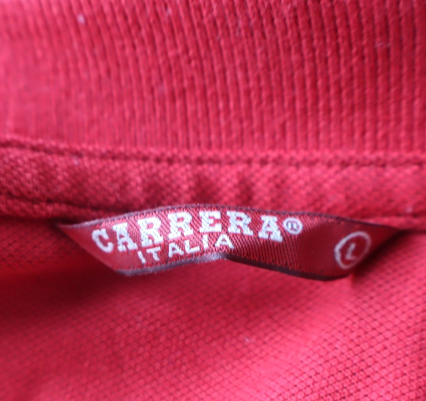 CARRERA ITALIA POLO MAGLIA UOMO COTONE TG. L MAN COTTON SHIRT CASUAL VINTAGE