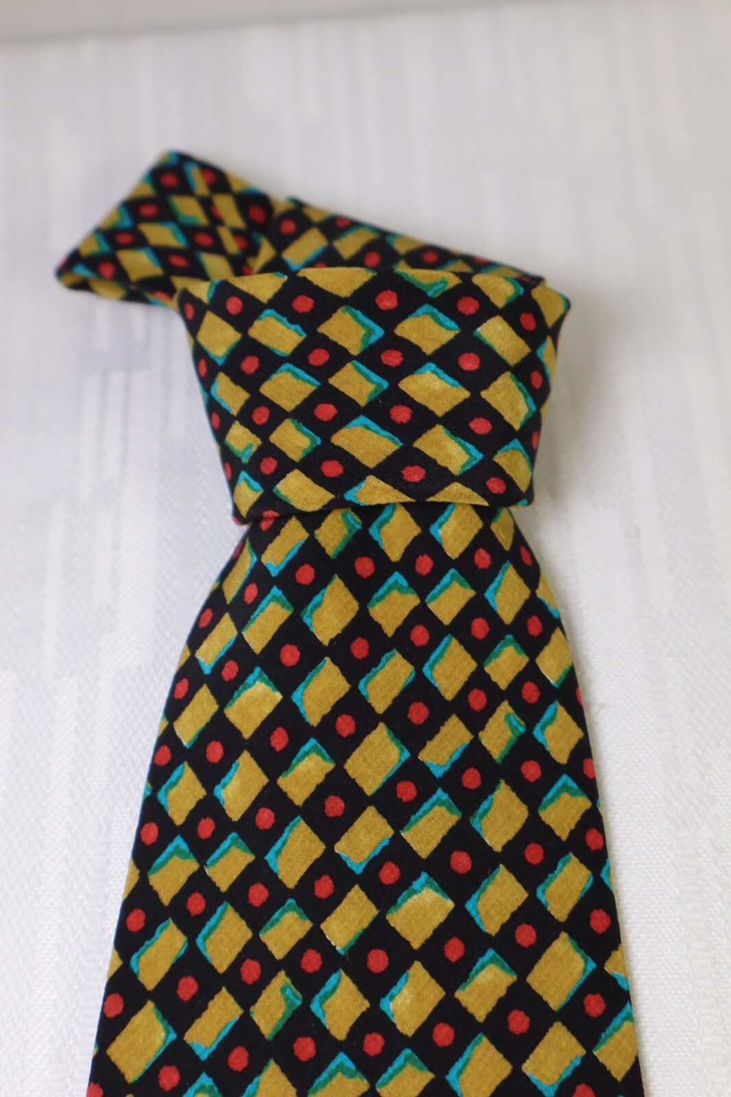 GIANFRANCO FERRE' 100% SETA SILK TIE CRAVATTA NECKTIE ITALY VINTAGE CLASSIC UOMO