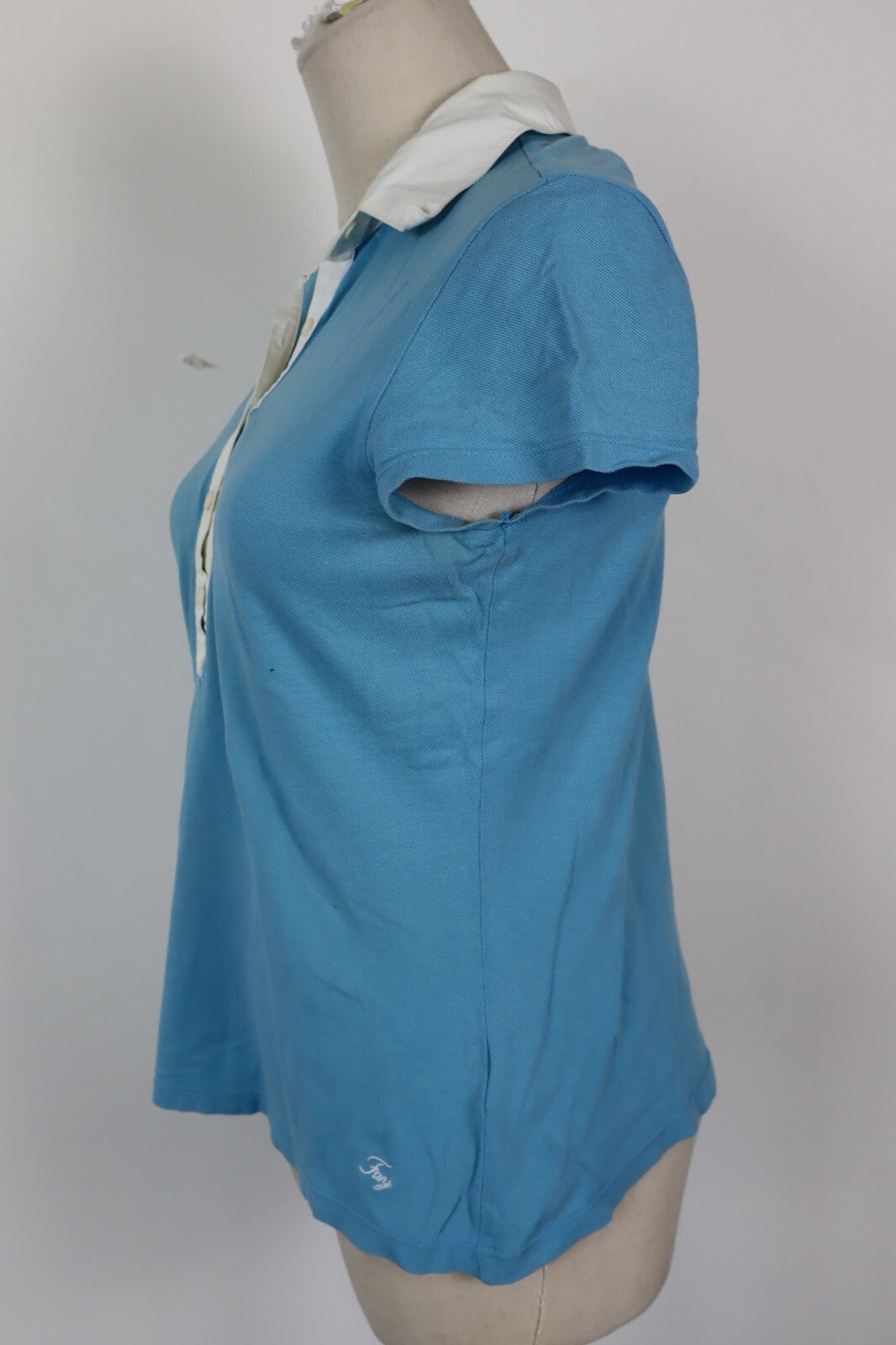 FAY POLO DONNA COTONE TG. L WOMAN COTTON T-SHIRT CASUAL VINTAGE