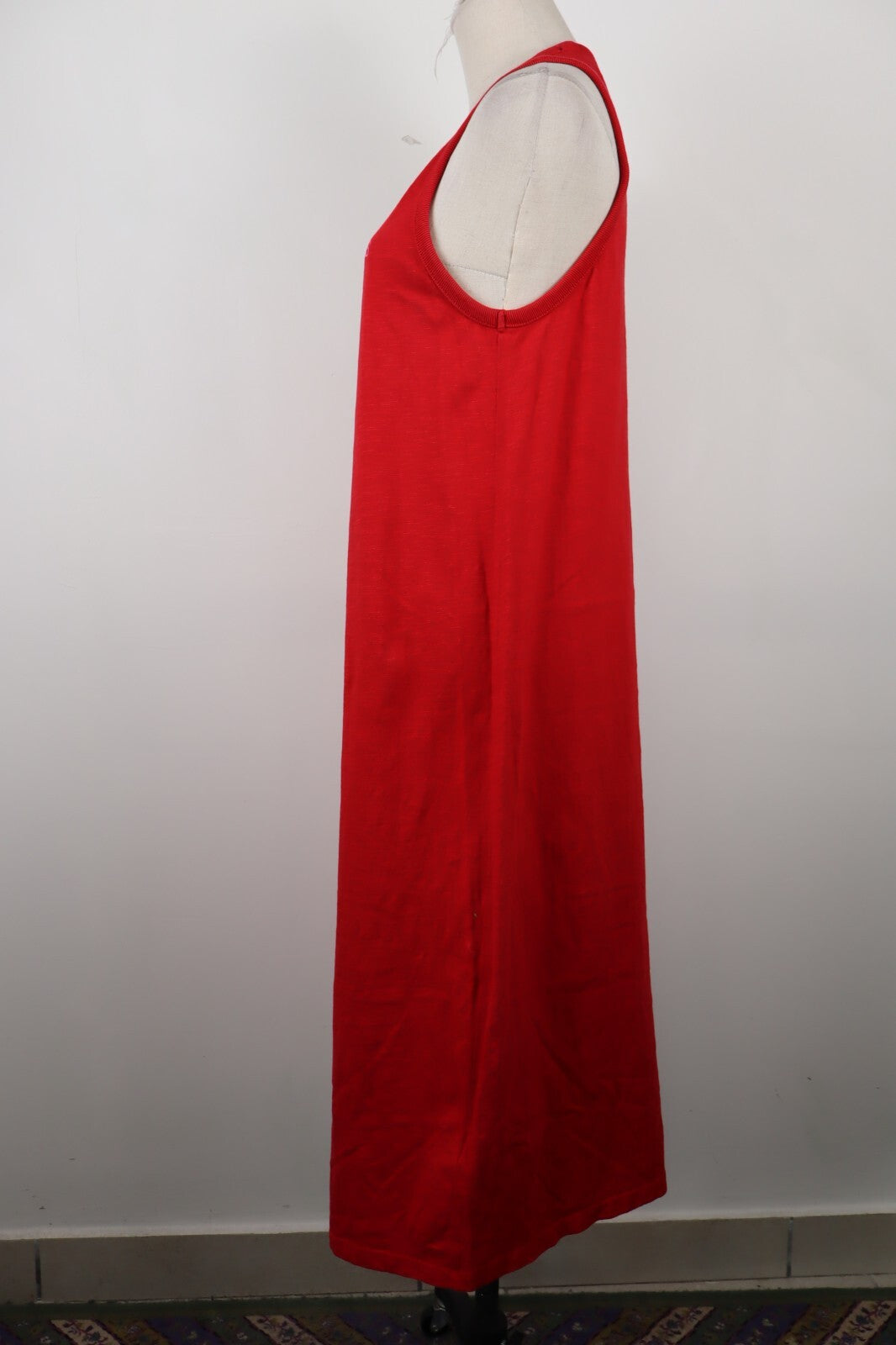 TOMMY HILFIGER JEANS VESTITO DONNA TG. L WOMAN CASUAL VINTAGE DRESS  COTONE