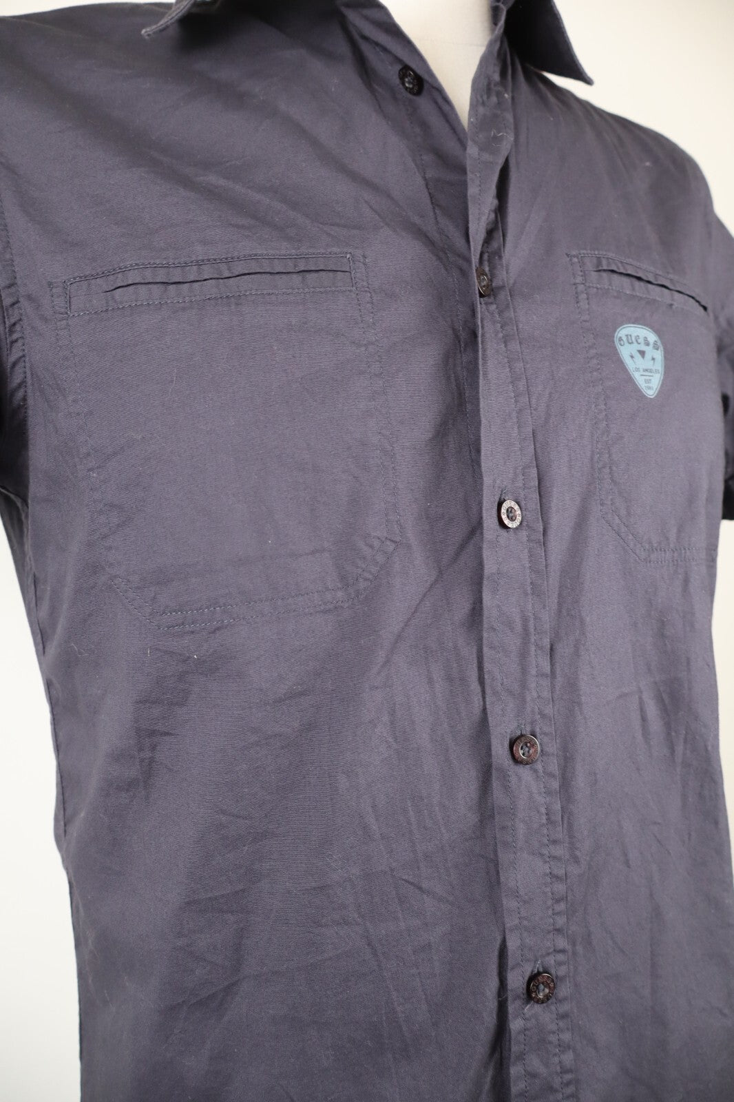 GUESS CAMICIA UOMO TG. S  MAN CASUAL VINTAGE SHIRT MAN COTONE