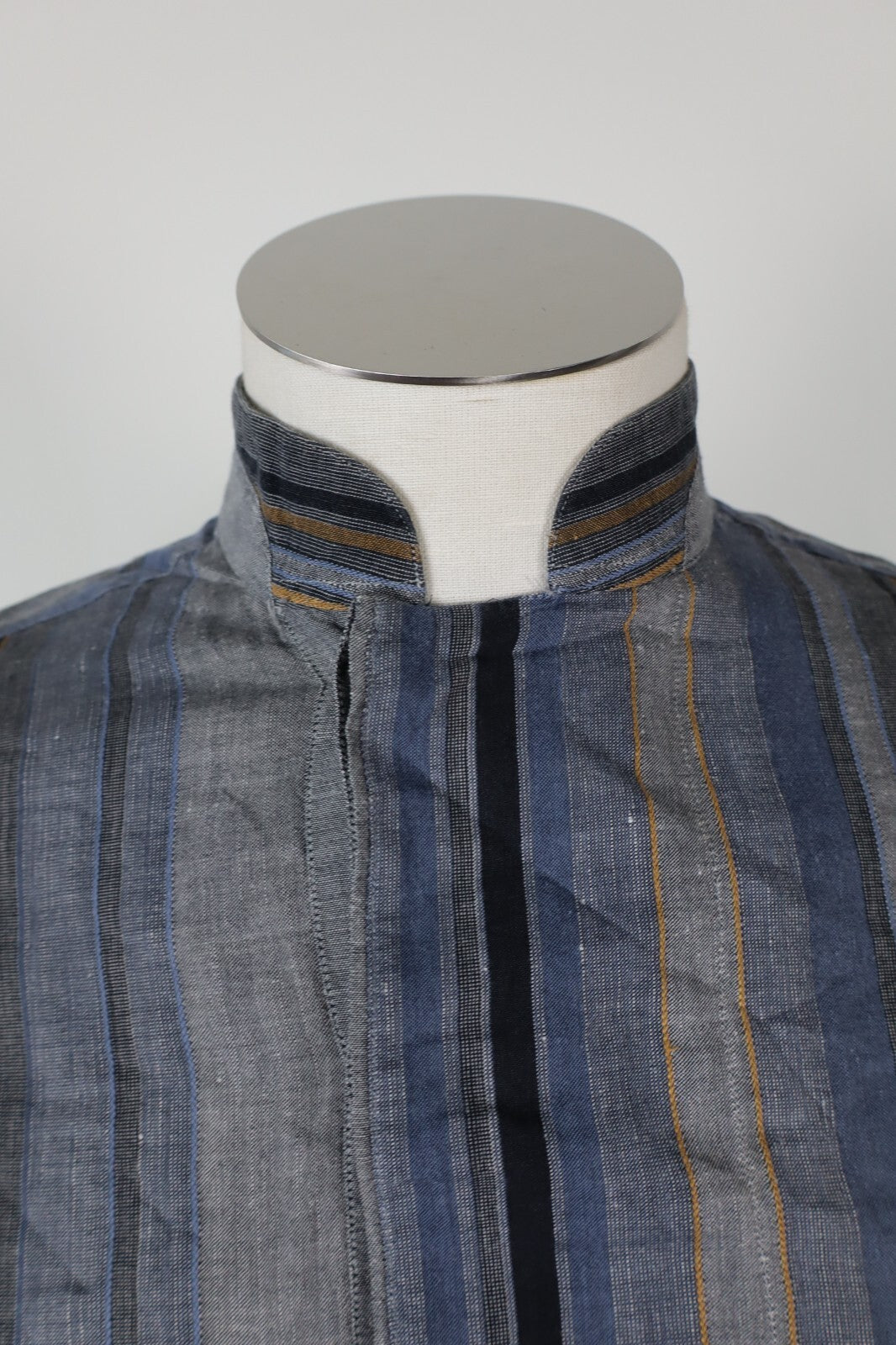 AUSTRALIAN L'ALPINA CAMICIA UOMO COTONE LINO TG. 46 MAN CASUAL VINTAGE SHIRT