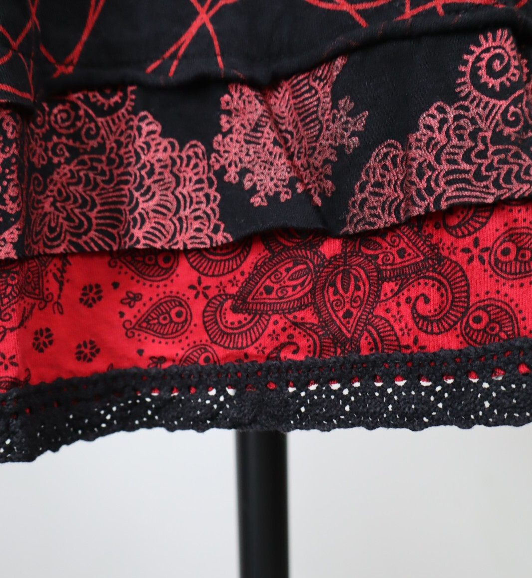 DESIGUAL VESTITO ABITO DONNA TG. S WOMAN CASUAL VINTAGE DRESS