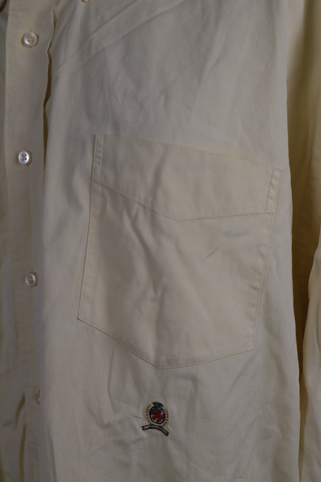 TOMMY HILFIGER CAMICIA UOMO COTONE TG XXL MAN CASUAL VINTAGE COTTON SHIRT