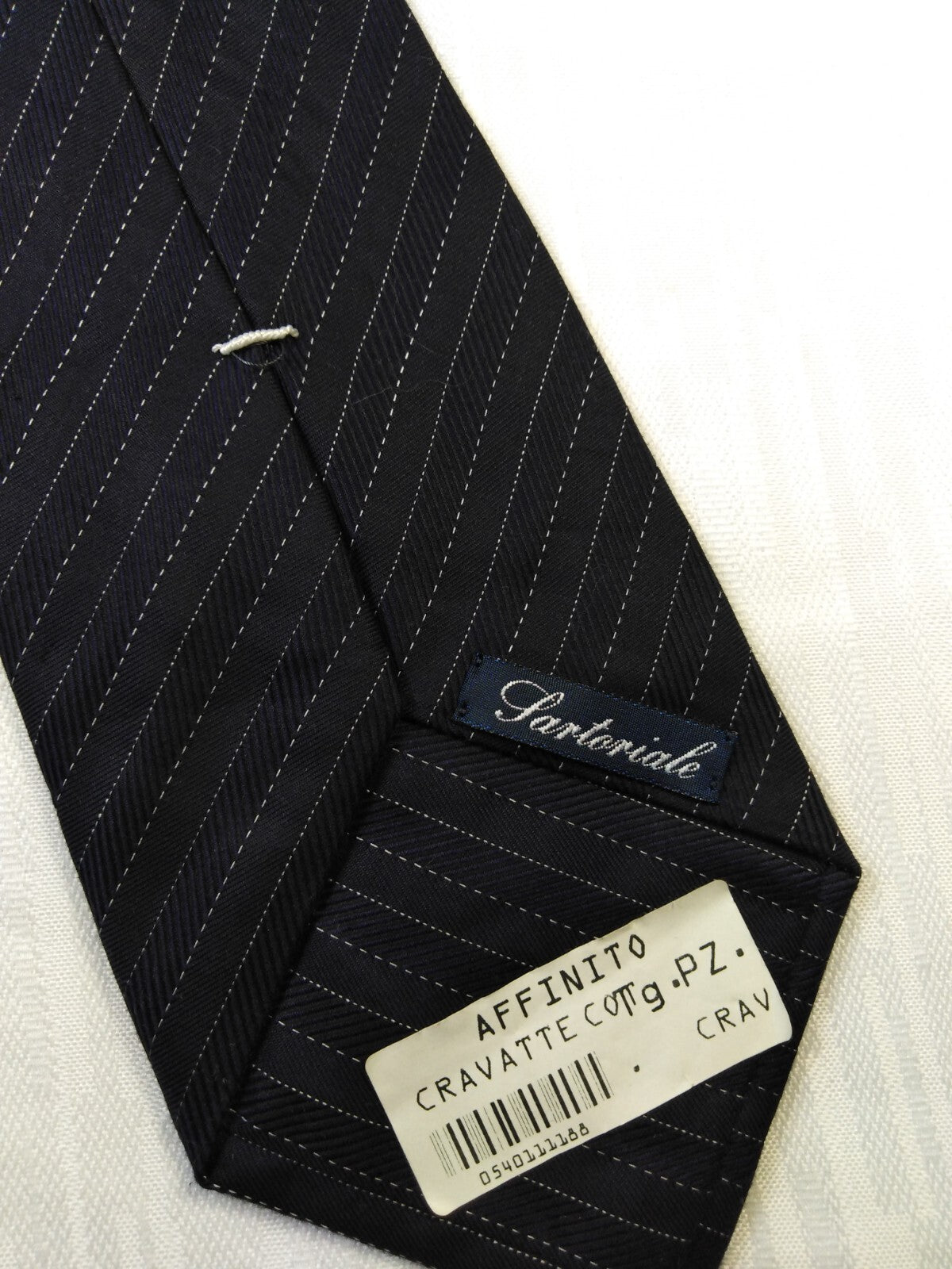 AFFINITO 100% COTONE COTTON TIE CRAVATTA NECKTIE ITALY VINTAGE CLASSIC