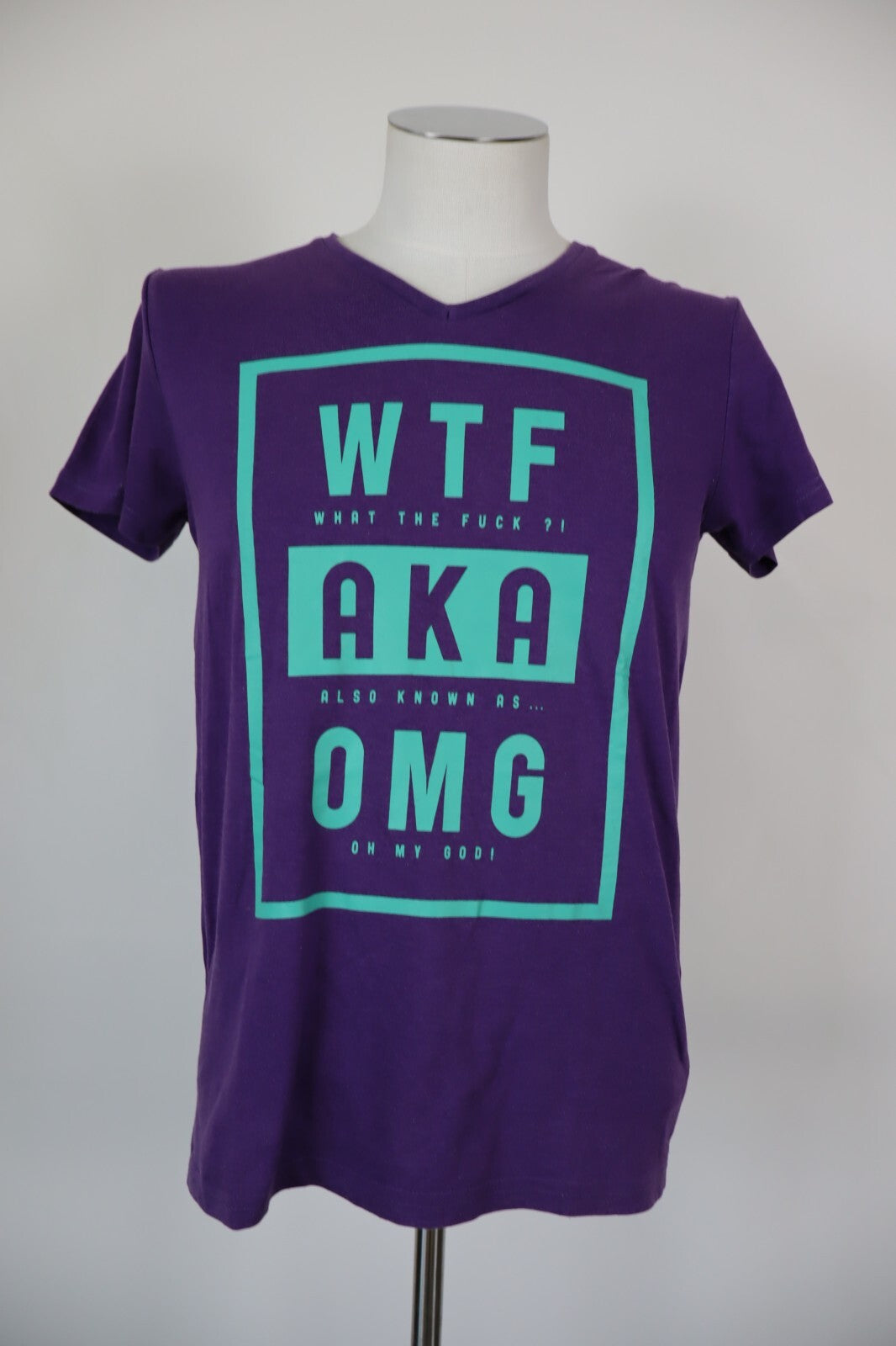 FISHBONE WTF MAGLIA T-SHIRT UOMO TG. S MAN SHIRT CASUAL VINTAGE LOGO COTONE