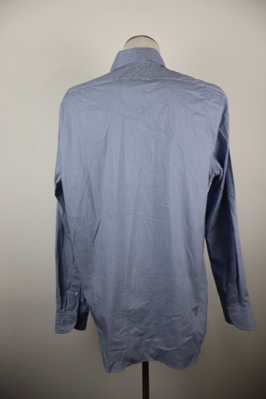 TRUSSARDI COLLECTION CAMICIA UOMO 45 18 MAN CASUAL VINTAGE SHIRT COTONE COTTON