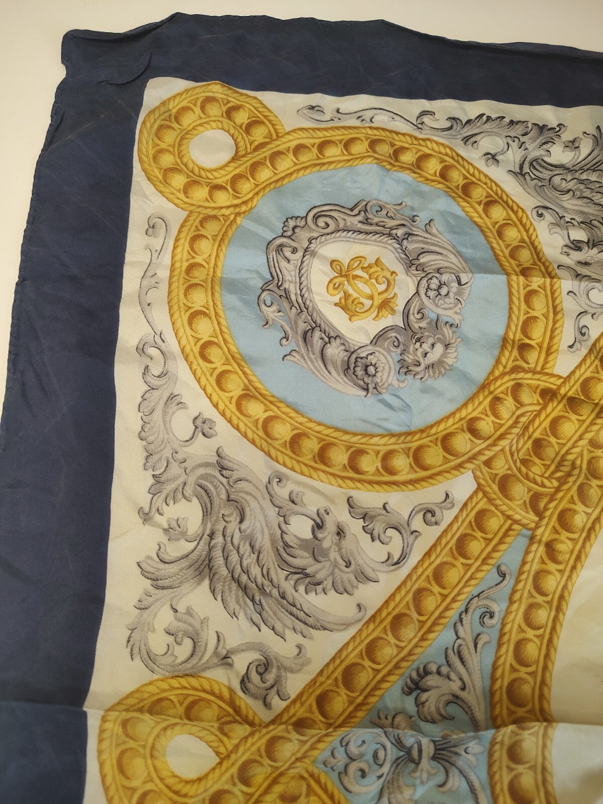 GUIDO TRAVESI COMO FOULARD 100% SILK SETA SCARVES SCARF SQUARE MADE ITALY