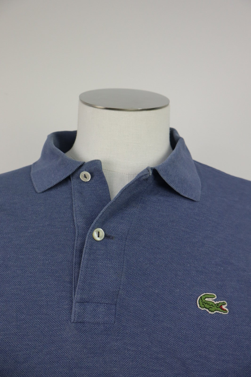 LACOSTE POLO MAGLIA UOMO TG 4 MAN COTONE SHIRT CASUAL VINTAGE COTTON