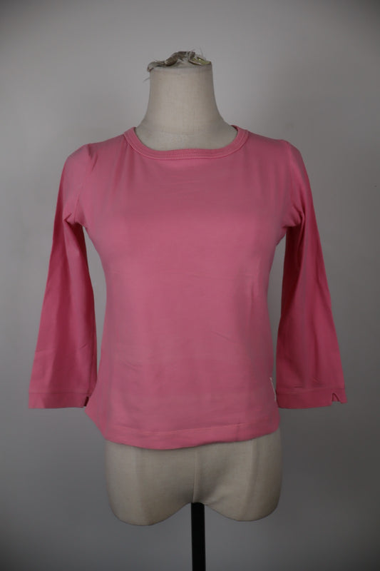 AJ ARMANI JEANS MAGLIA MANICA A 3/4 DONNA TG 40 WOMAN CASUAL VINTAGE TOP T-SHIRT