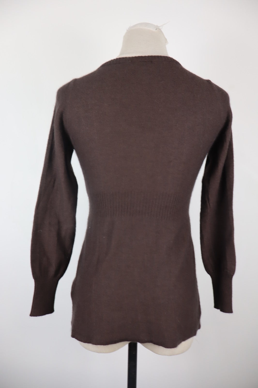 MAX&CO MAGLIONE MAGLIA DONNA Tg. S WOMAN CASUAL SWEATER CON BOTTONI LANA ANGORA