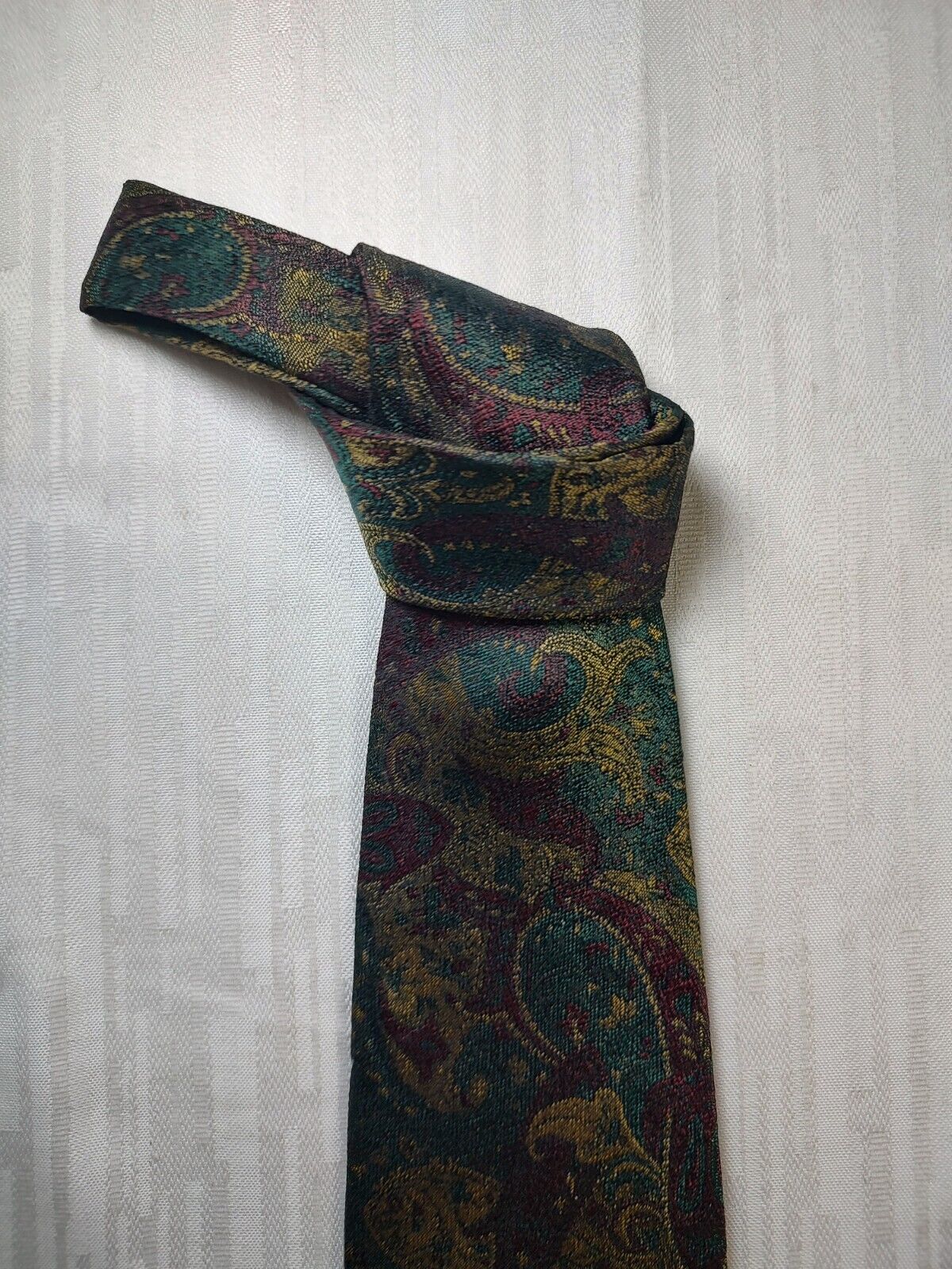 TRUSSARDI 100% SILK TIE SETA CRAVATTA NECKTIE MADE IN ITALIA CLASSIC