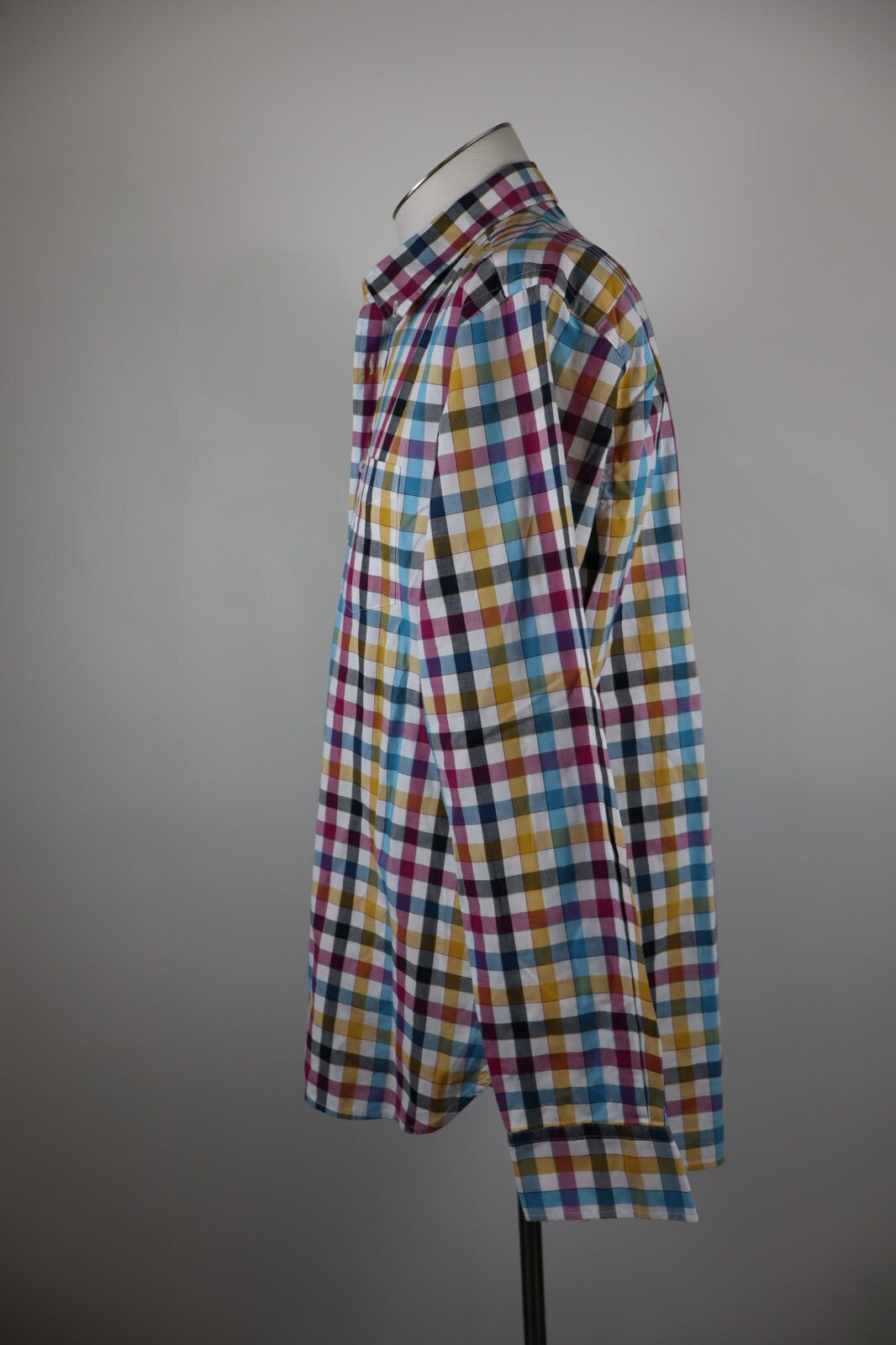 BUGATTI CAMICIA UOMO COTONE TG. L 41 42 MAN CASUAL VINTAGE COTTON SHIRT