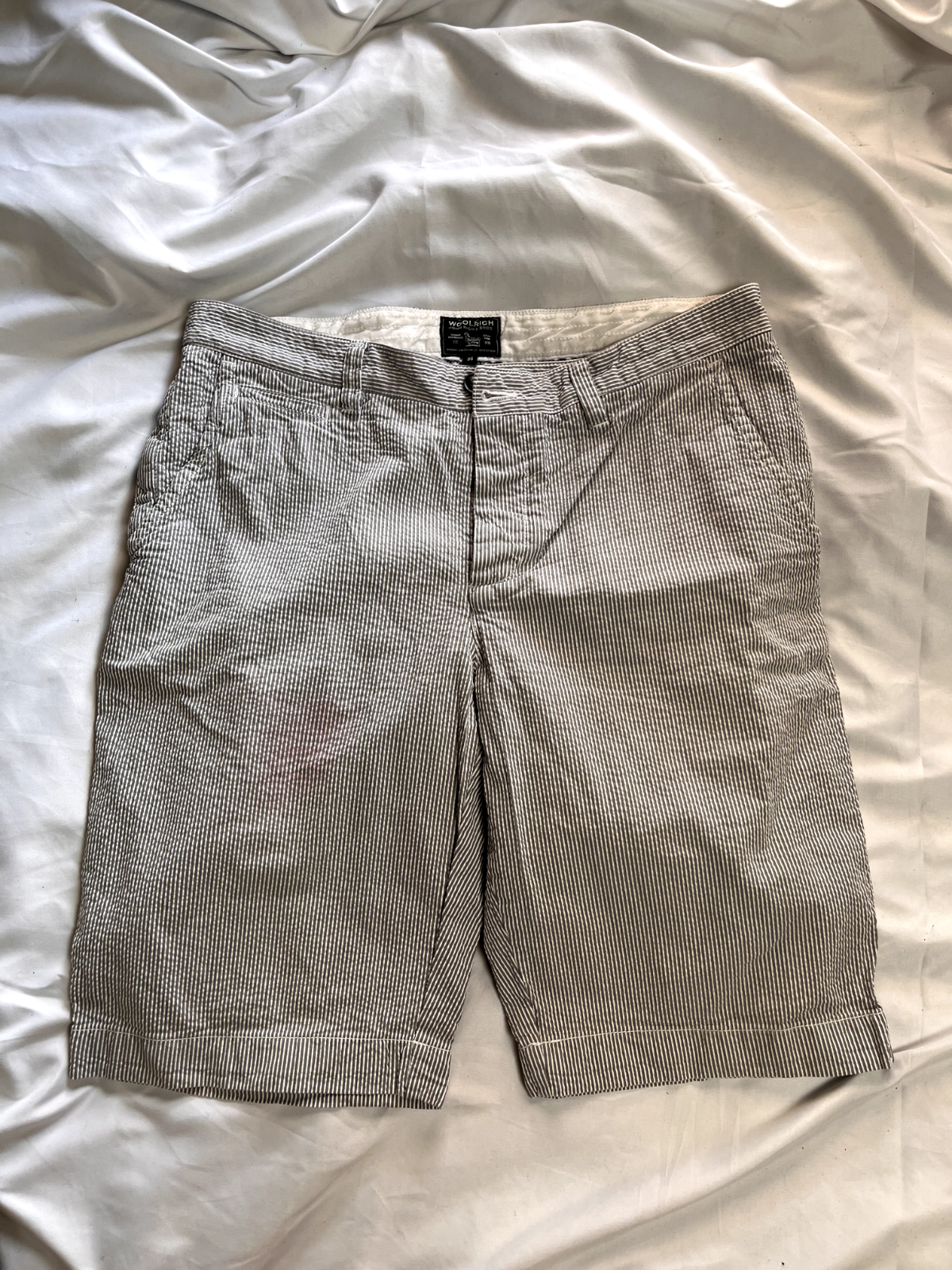 WOOLRICH PANTALONCINO DONNA TG. 50 WOMAN VINTAGE SHORTS CASUAL COTONE COTTON